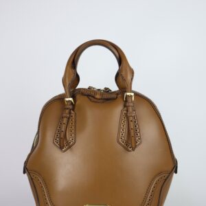 Burberry Camel Orchard Satchel Medium Tote Bag