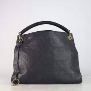 Louis Vuitton Dark Blue Monogram Empreinte Artsy MM Shoulder Bag