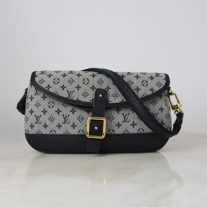 Louis Vuitton Blue Monogram Mini Lin Marjorie Shoulder Bag