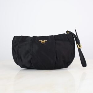 Prada Black Nylon Clutch