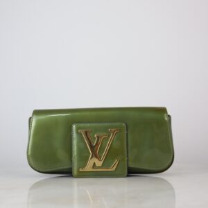 Louis Vuitton Olive Vernis Sobe Clutch