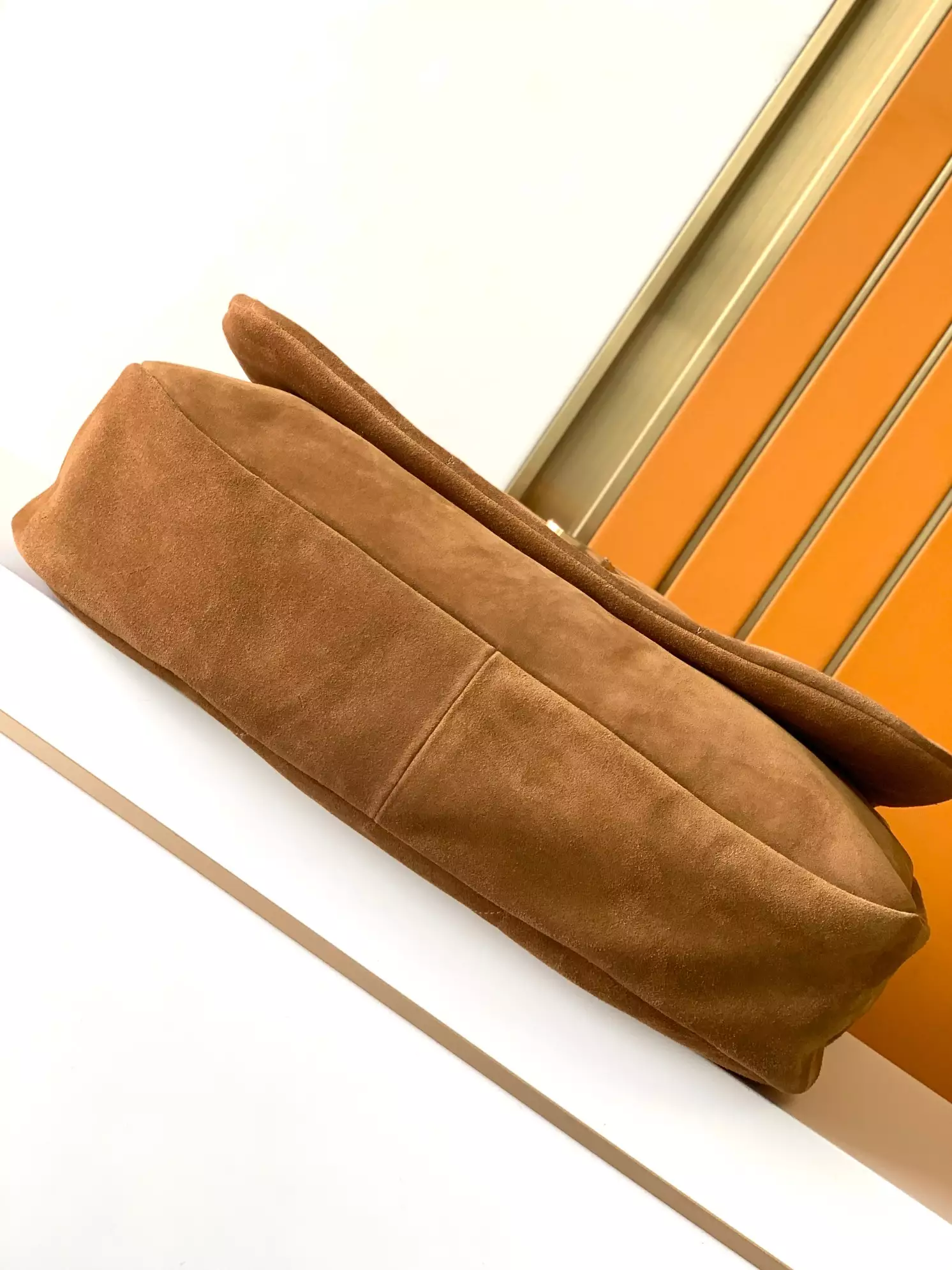 Jamie 4.3 in Brown Caramel Suede - YB061 - Repbags.ru - Image 9