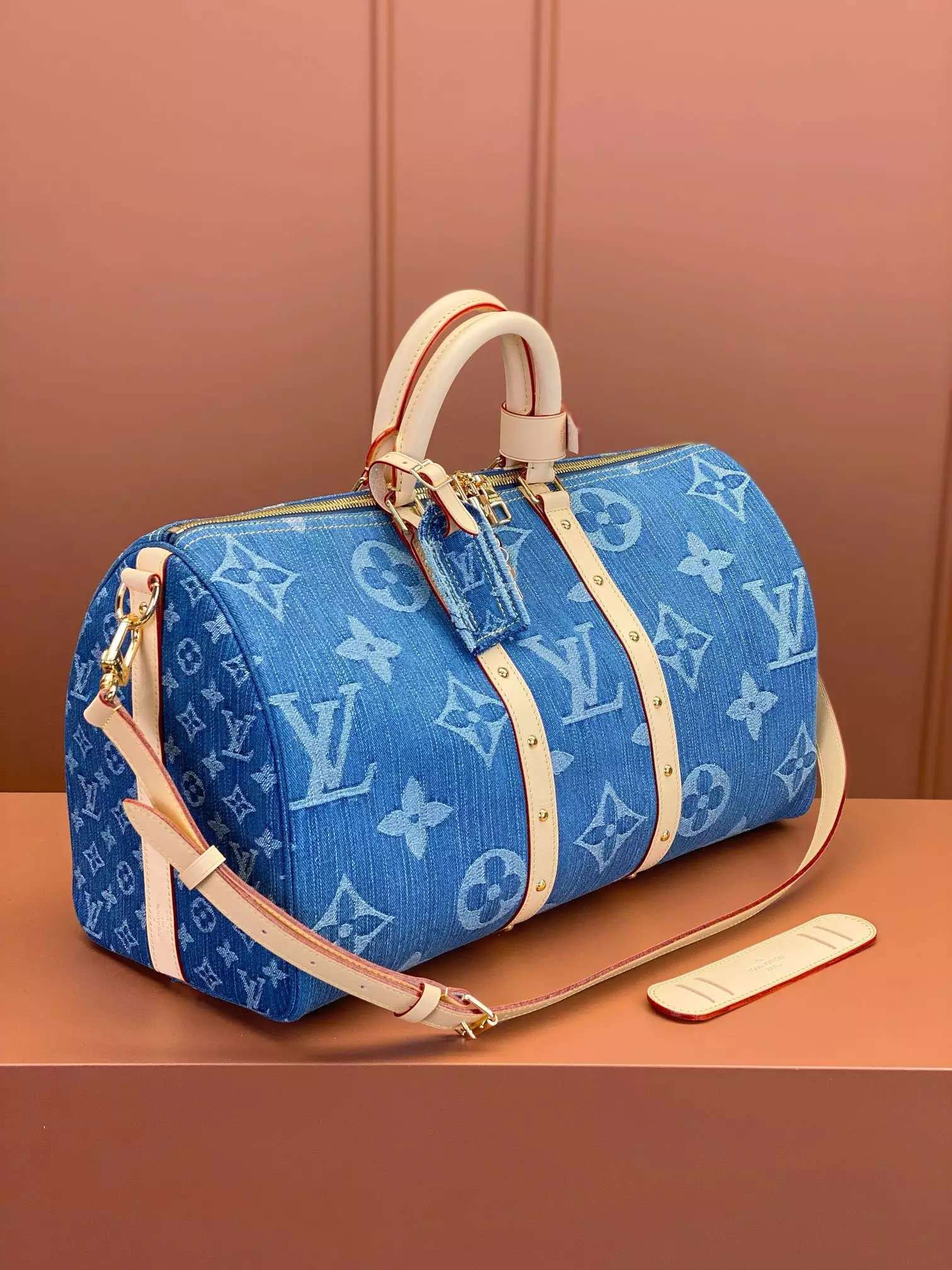 Keepall Bandoulière 45 Denim Monogram Canvas - Repbags.ru - Image 7