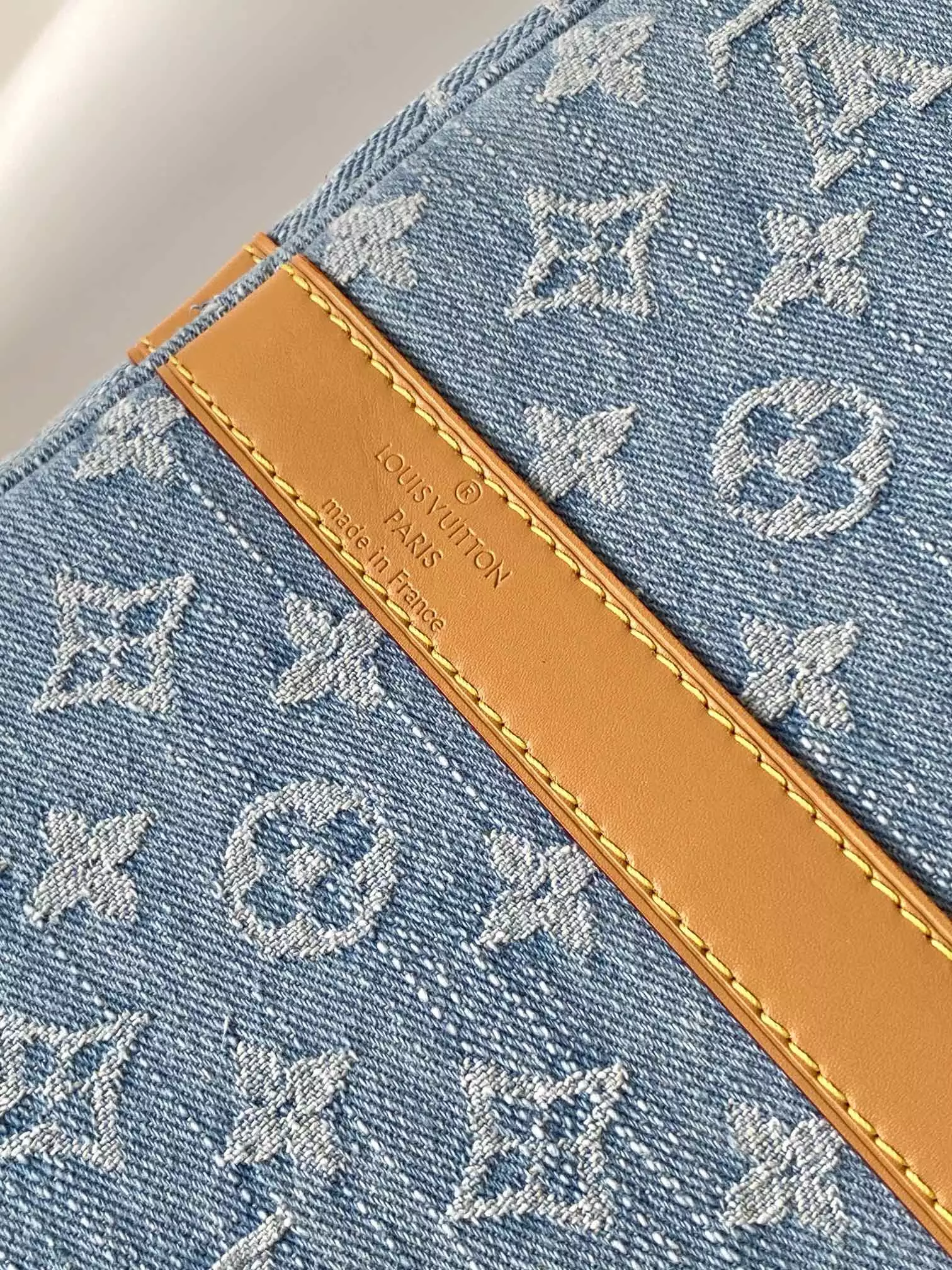 Keepall Bandoulière 45 Sky Denim Monogram Denim - Repbags.ru - Image 6