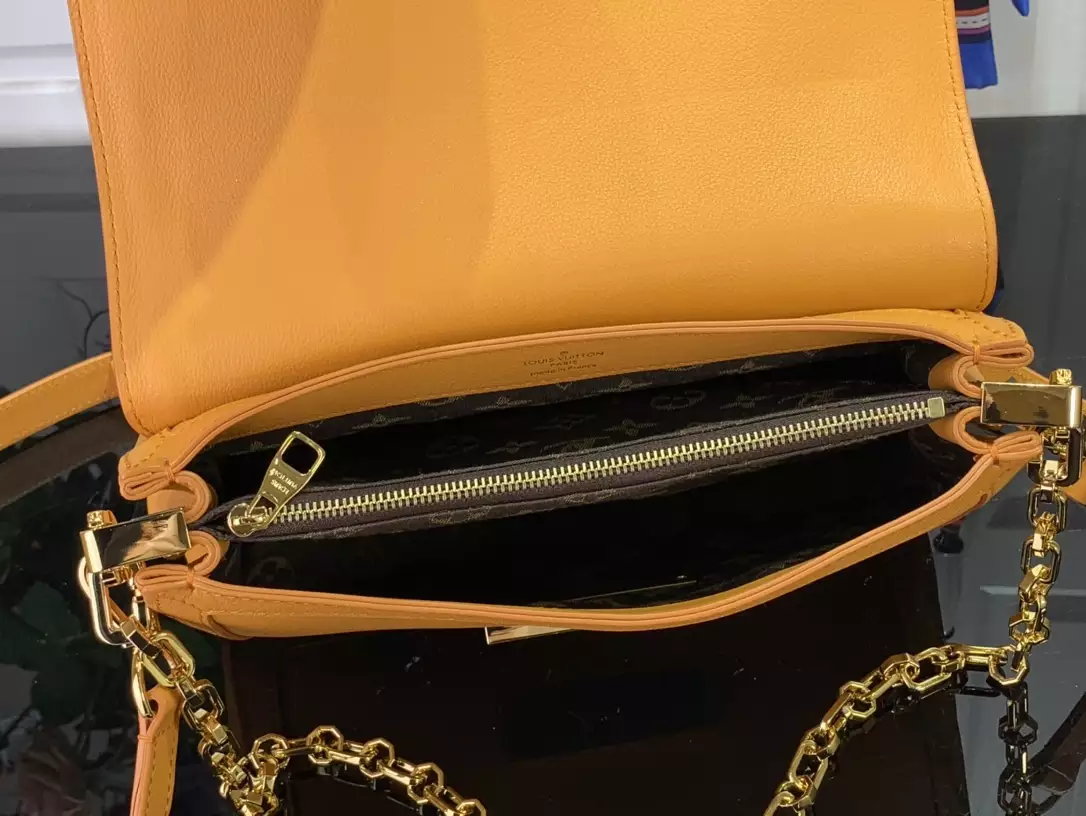 LV Dauphine Soft MM Orange Calfskin - Repbags.ru - Image 10