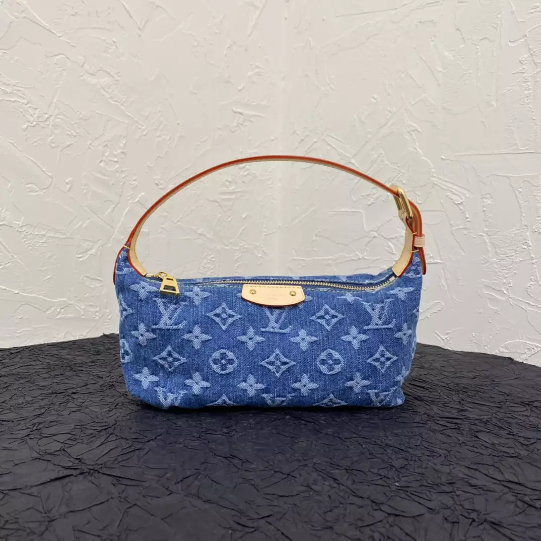 LV Remix Hills Pochette Monogram Denim - ReplicaBags.is - Image 3