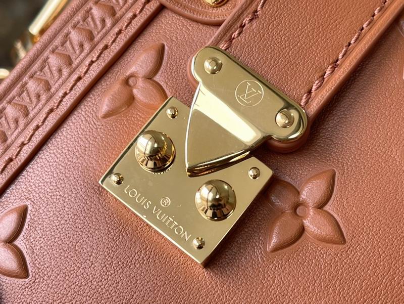 LV Side Trunk PM Tan Brown Calfskin Leather - Image 7