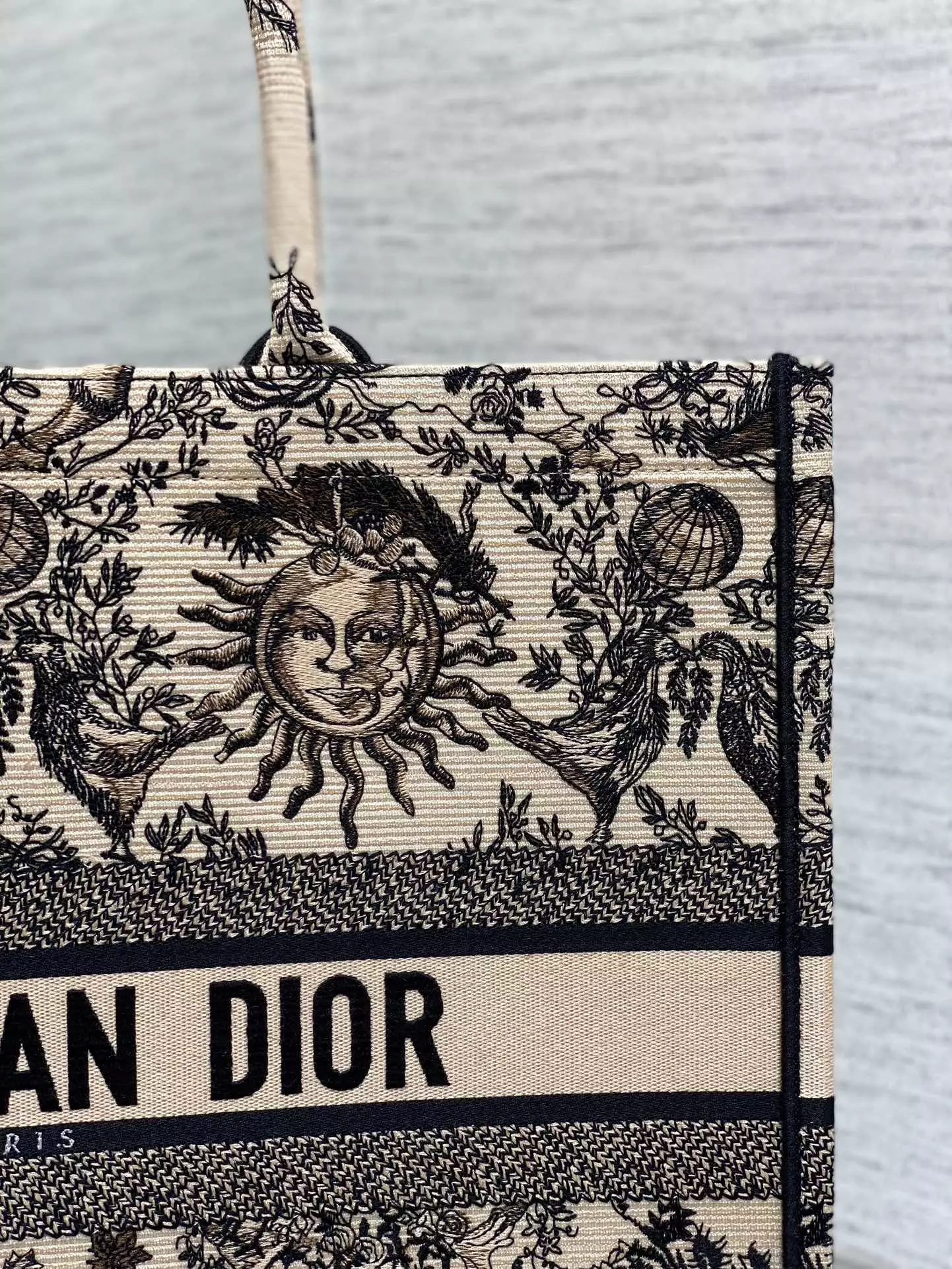 Large Dior Book Tote Toilede JoulSoleil Embroidery - Repbags.ru - Image 8