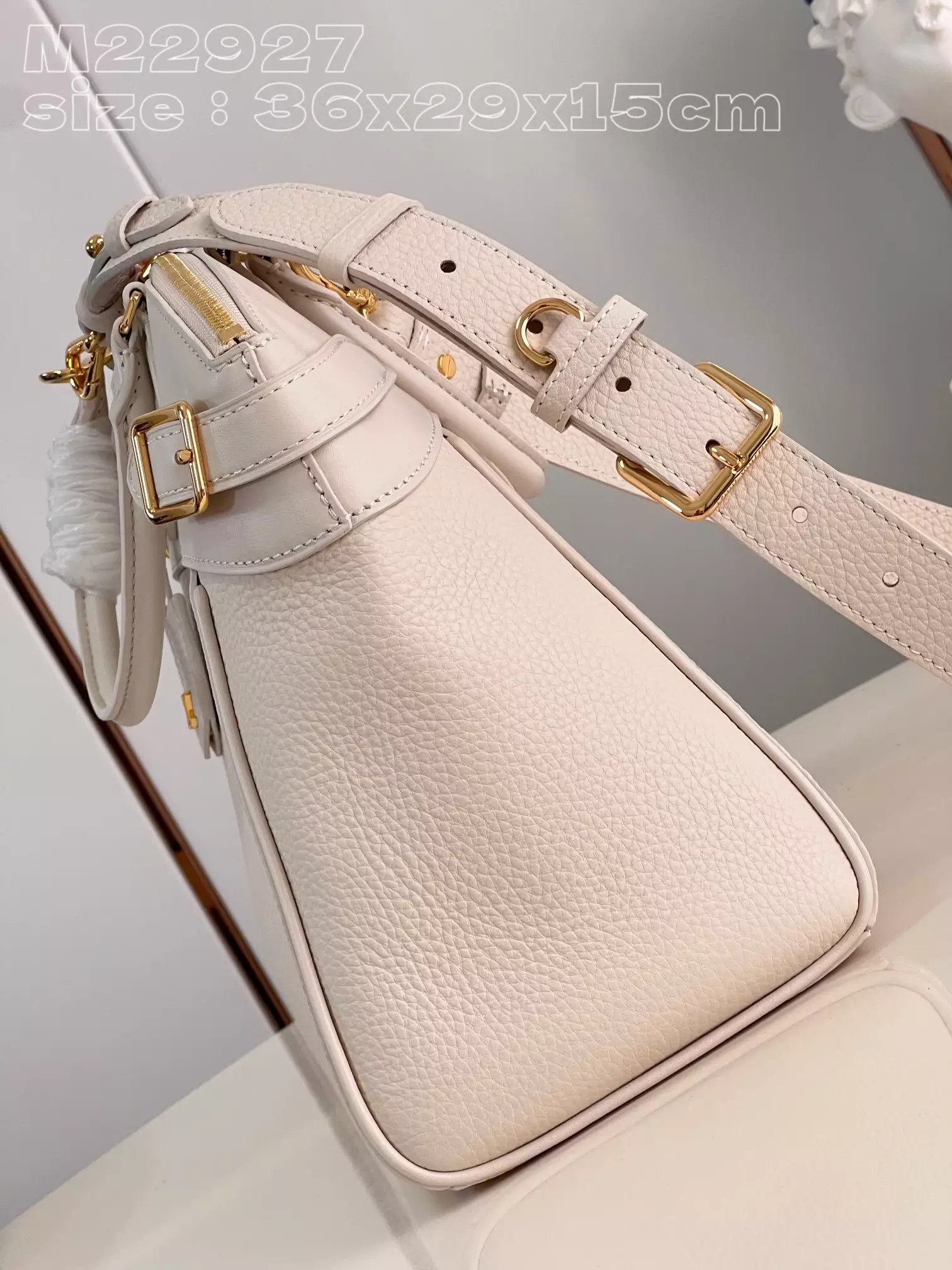 Lock It MM High End Cream Taurillon Leather - Repbags.ru - Image 6