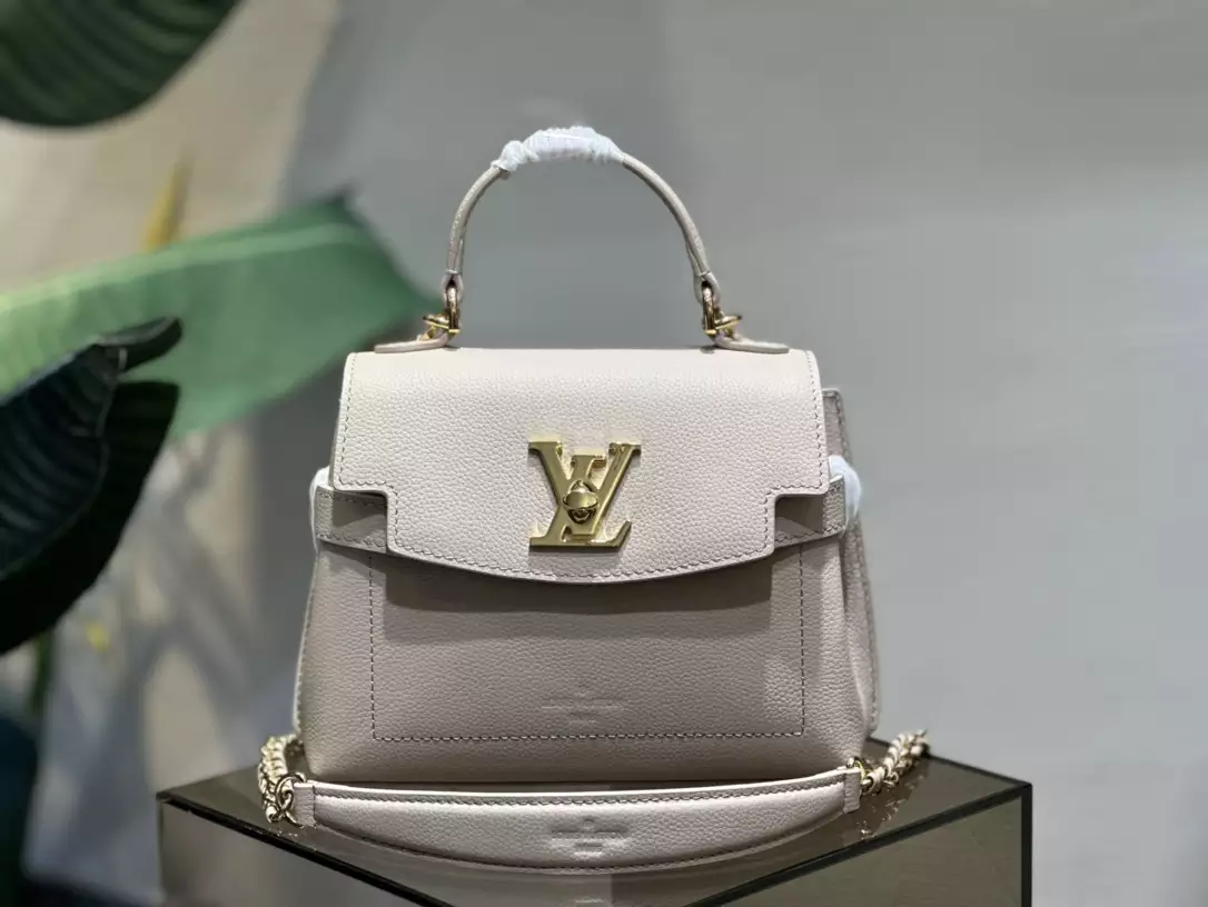 LockMe Ever Mini Greige Leather - Repbags.ru - Image 3