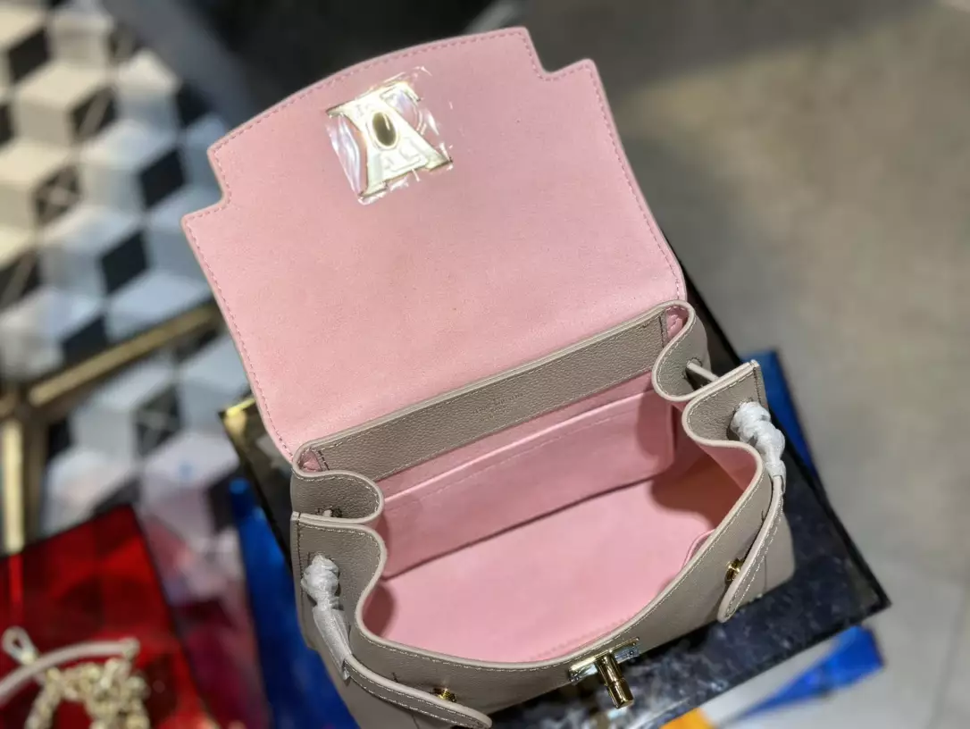 LockMe Ever Mini Greige Leather - Repbags.ru - Image 9