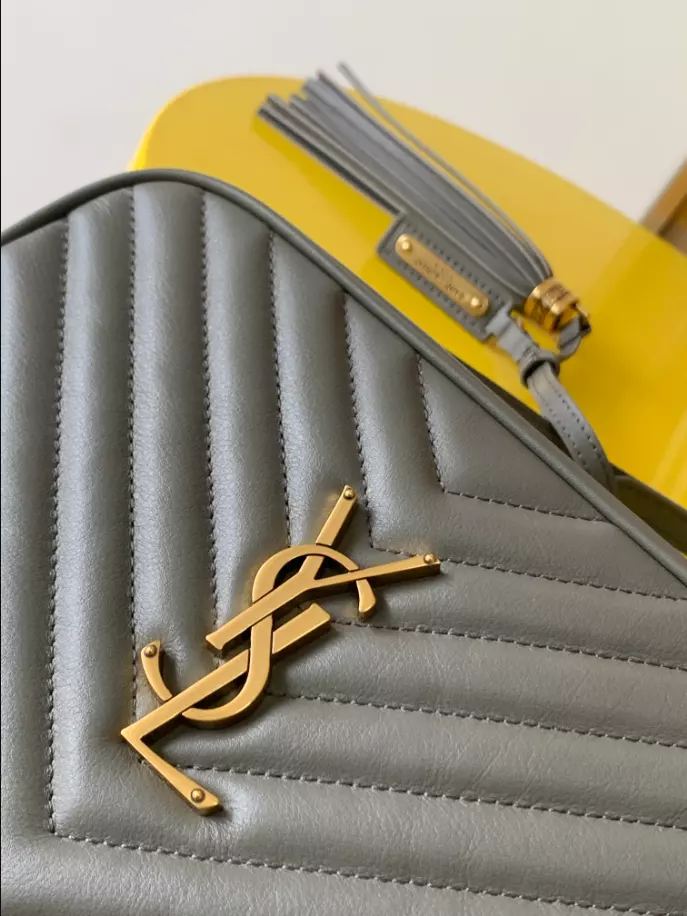 Lou in Quilted Leather camera bag - Image 6