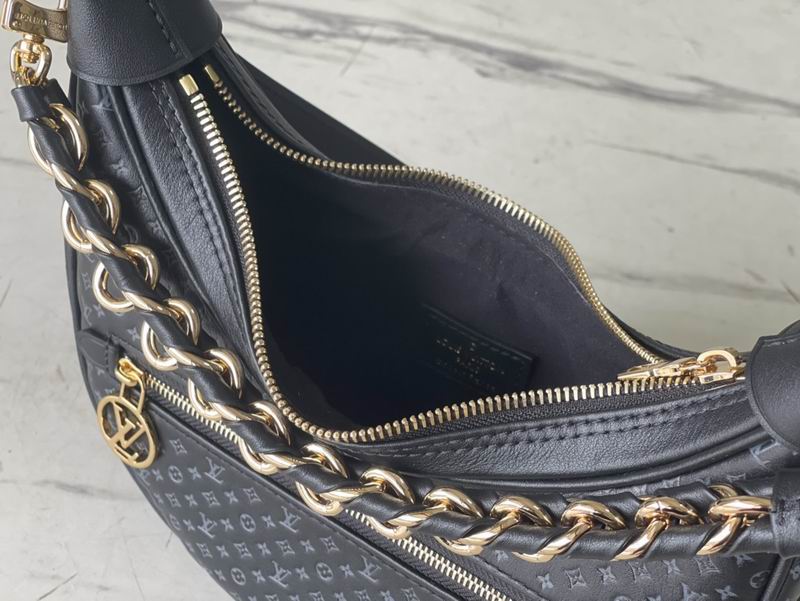 Louis Vuitton Loop Baguette Black Calfskin - Image 11