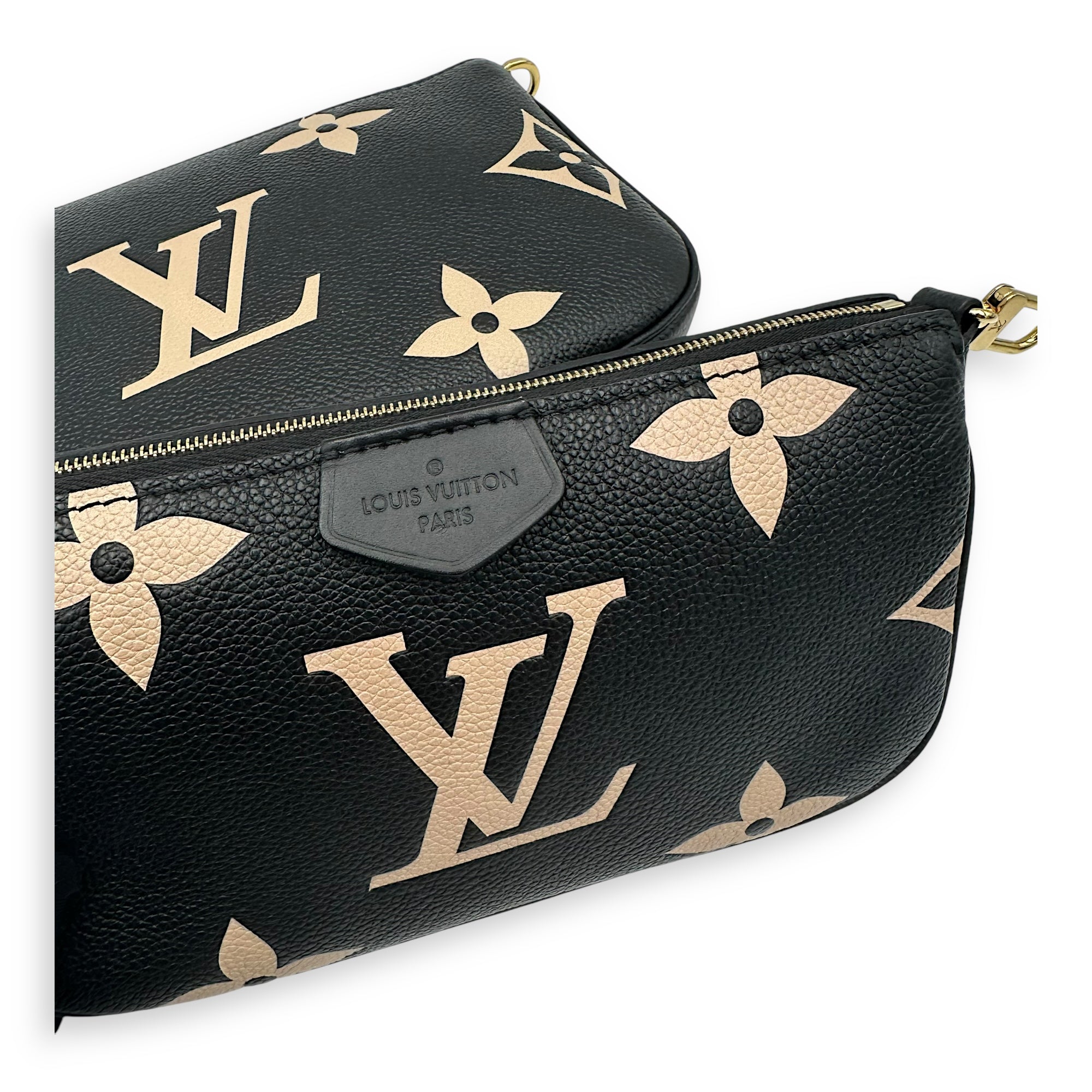 Multi-Pochette Accessoires Crossbody Bag Black in Monogram Empreinte Leather , Gold Hardware - Image 18