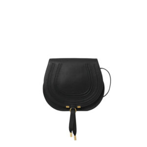 Chloé Marcie Black Medium Saddle Bag - Repbags.ru