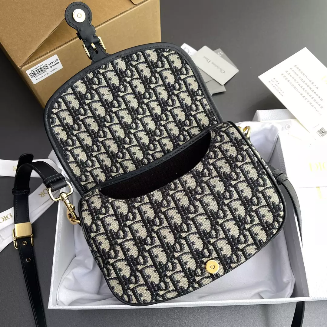 Medium Dior Bobby Bag Blue Dior Oblique Jacquard - Repbags.ru - Image 8