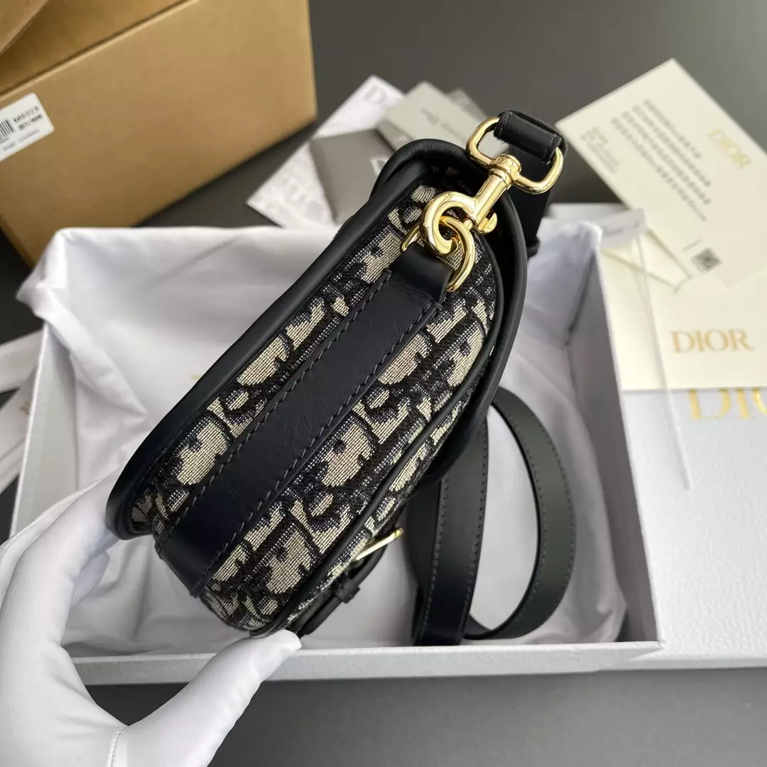 Medium Dior Bobby Bag Blue Dior Oblique Jacquard - Repbags.ru - Image 7