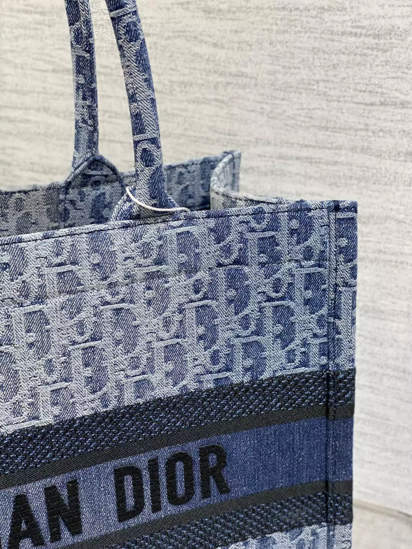 Medium Dior Book Tote Blue Denim Dior Oblique - Repbags.ru - Image 7