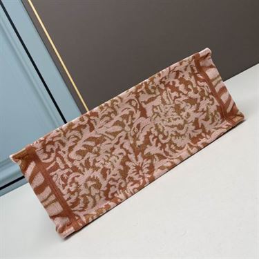 Medium Dior Book Tote Metallic Pink Brocart Embroidery - DB041 - Image 6