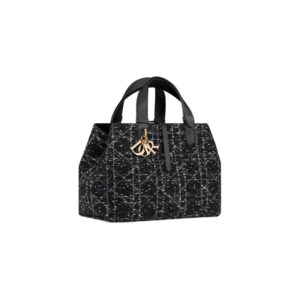 Medium Dior Toujours Bag Black Cannage Tweed - Repbags.ru