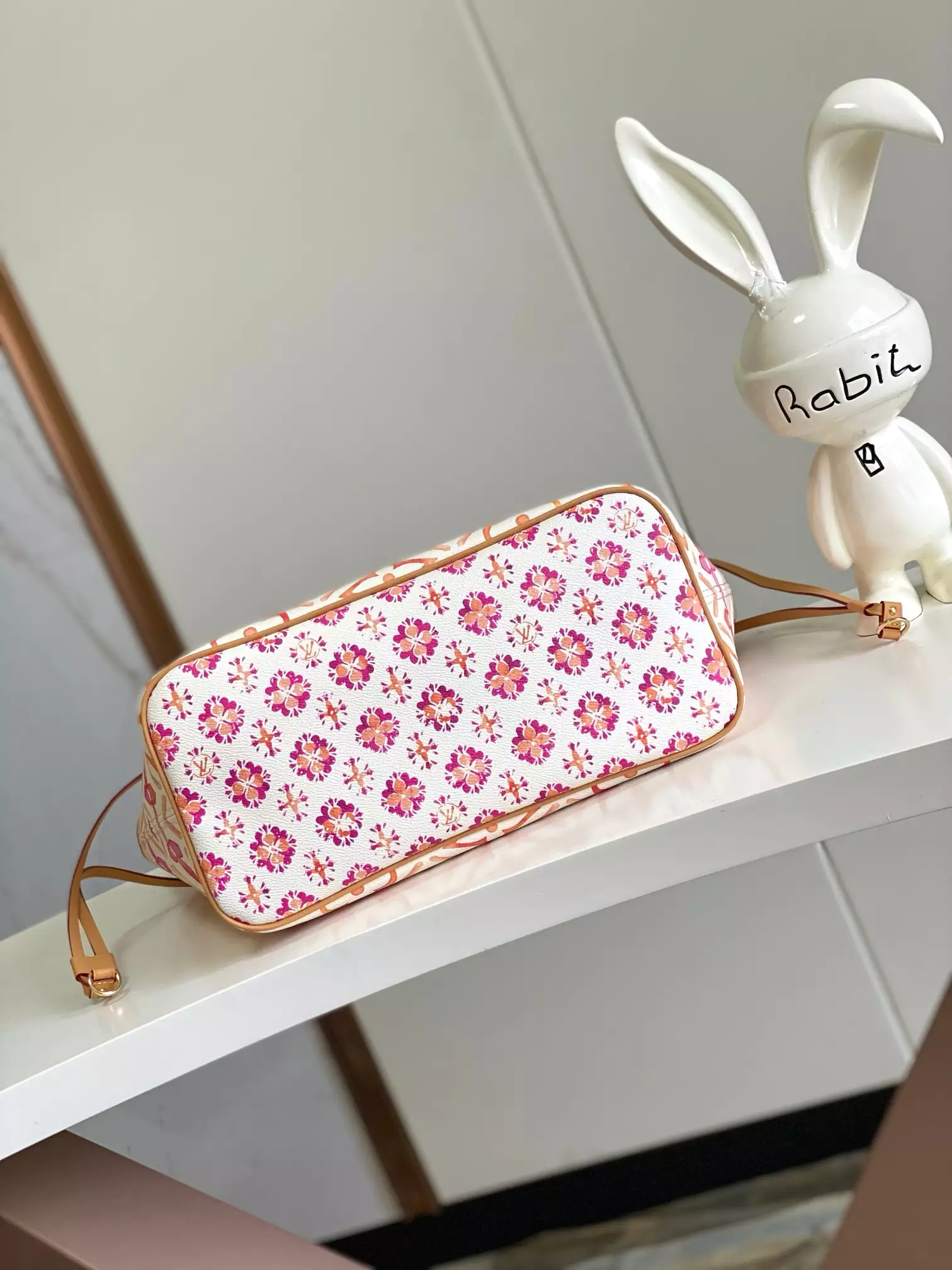 Neverfull MM Coral Monogram Tiles Canvas - Repbags.ru - Image 7
