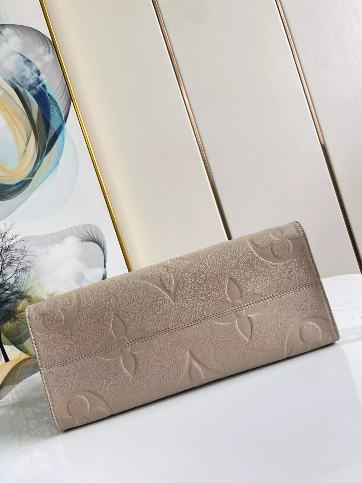 OnTheGo MM Monogram Empreinte Dune Leather - Repbags.ru - Image 7