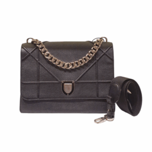 Christian Dior Black Diorama Shoulder Bag