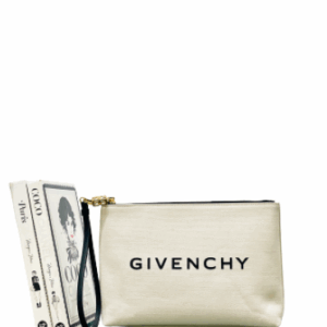 Givenchy White Printed Pouch