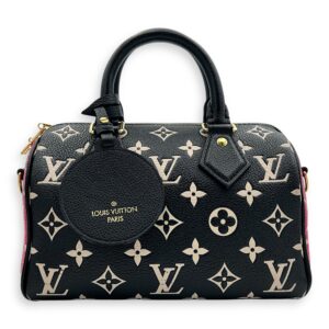 Speedy Top Handle Bag Multi-colour in Calfskin, Gold hardware