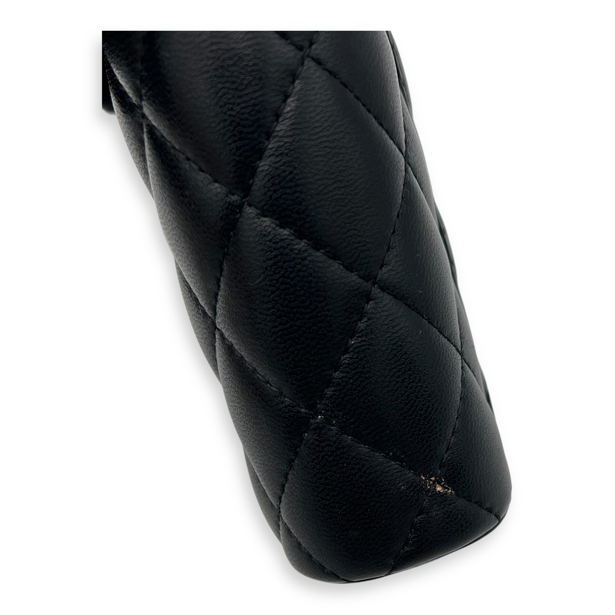 CC Vanity Bag Black in Lambskin, Gold hardware - Image 10