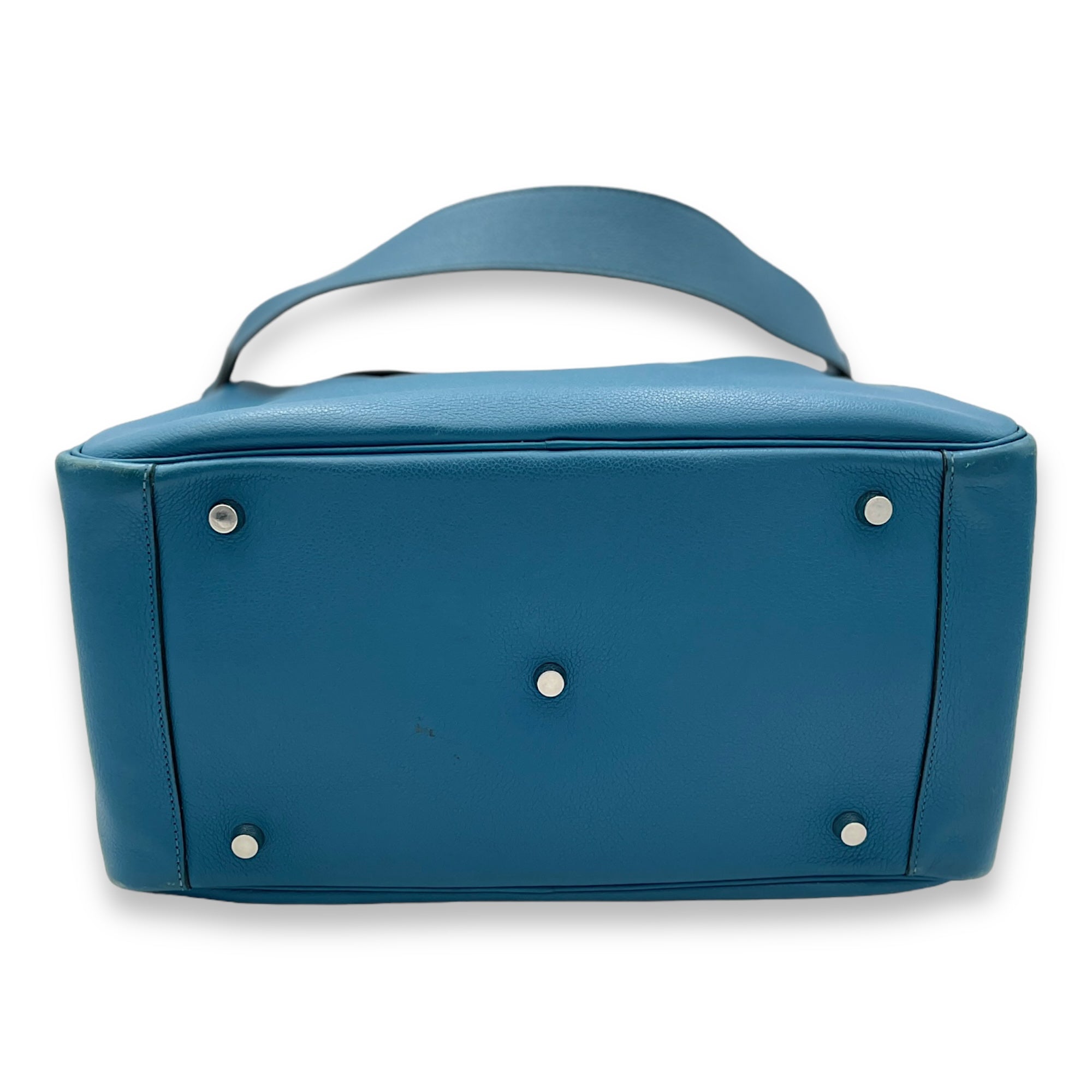 Lindy 34 Bleu Izmir in Evercolor, Palladium hardware - Image 6