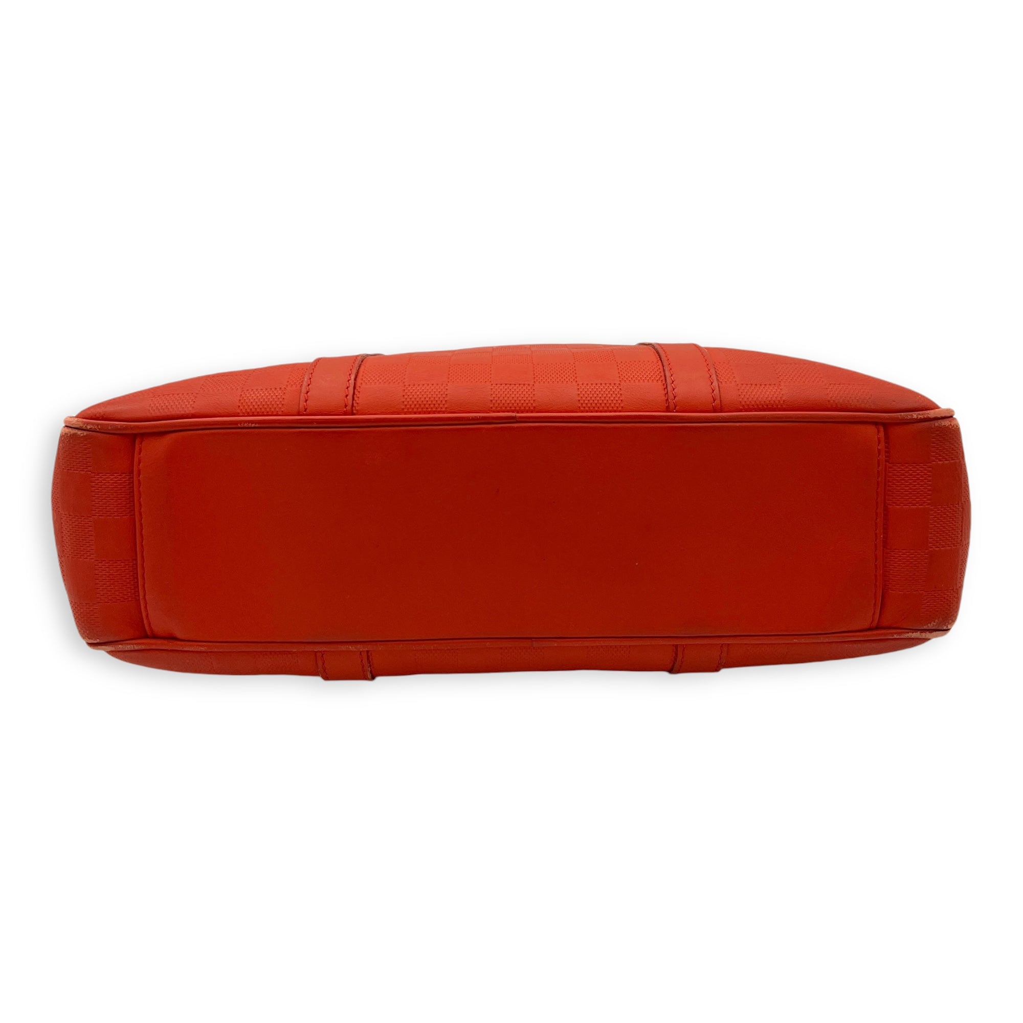 Tadao Top Handle Bag Red in Calfskin, Silver hardware - Image 6