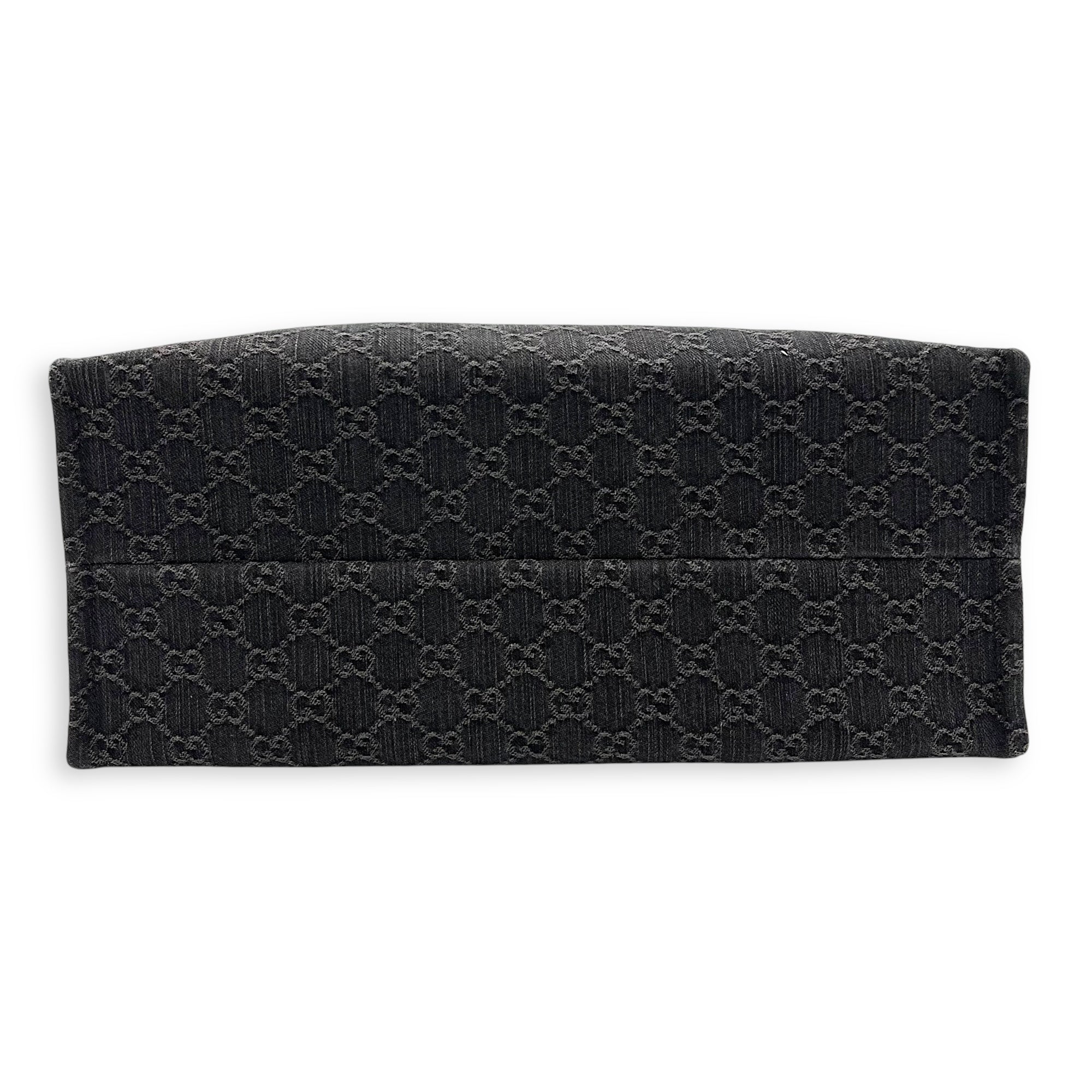 Ophidia Large Grey Tote Bag in Denim - Image 6