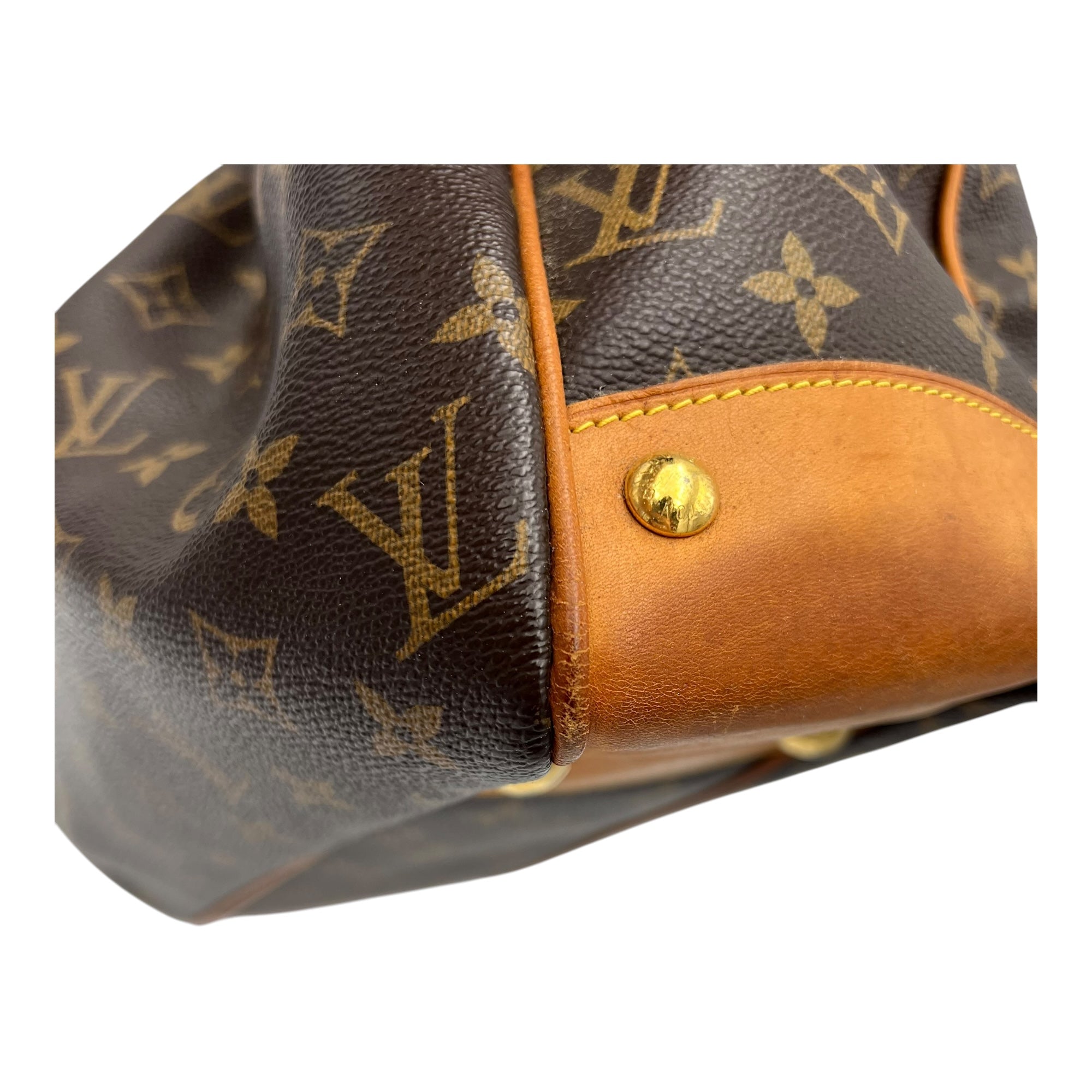Boetie Shoulder Bag in Monogram Coated Canvas Gold hardware - Image 12