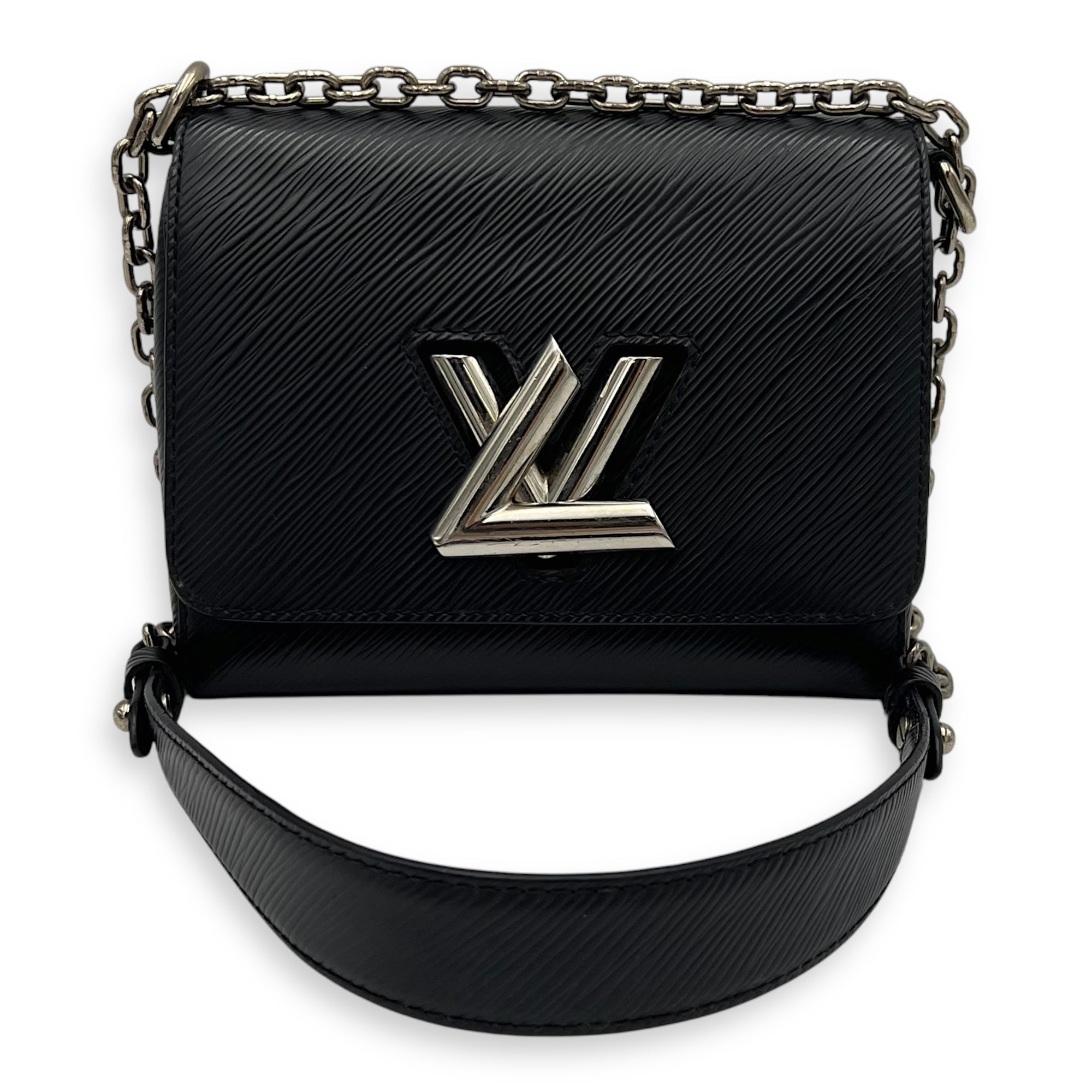 Twist PM Crossbody bag in Epi leather, Silver Hardware - Image 11