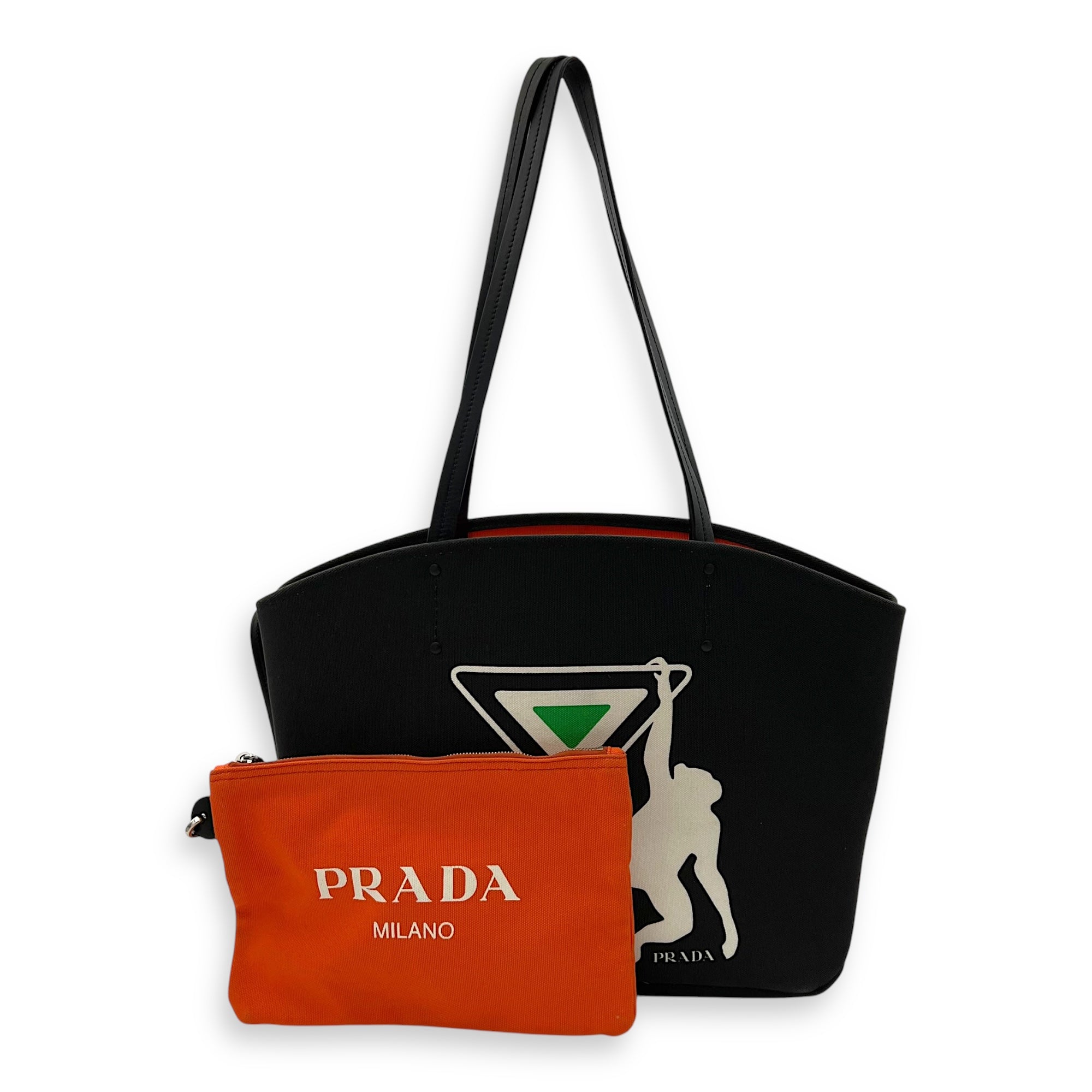 Canapa Tote Bag Black in Canvas - Image 9