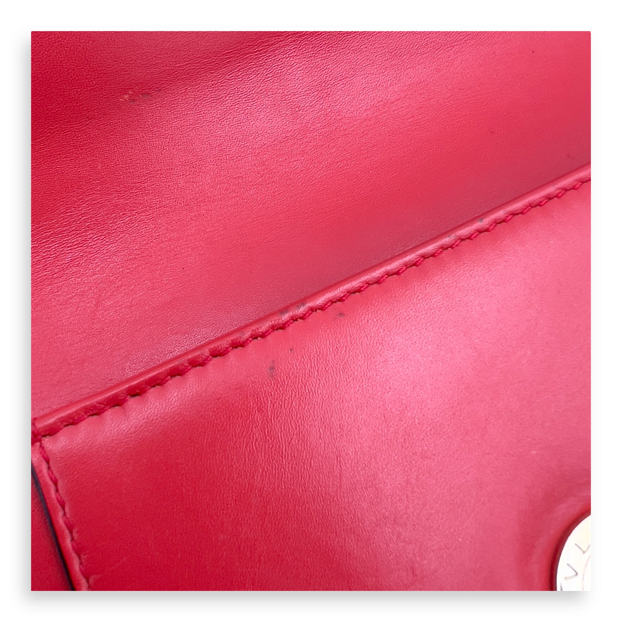 Serpenti Forever Shoulder Bag Red in Calfskin, Gold hardware - Image 7