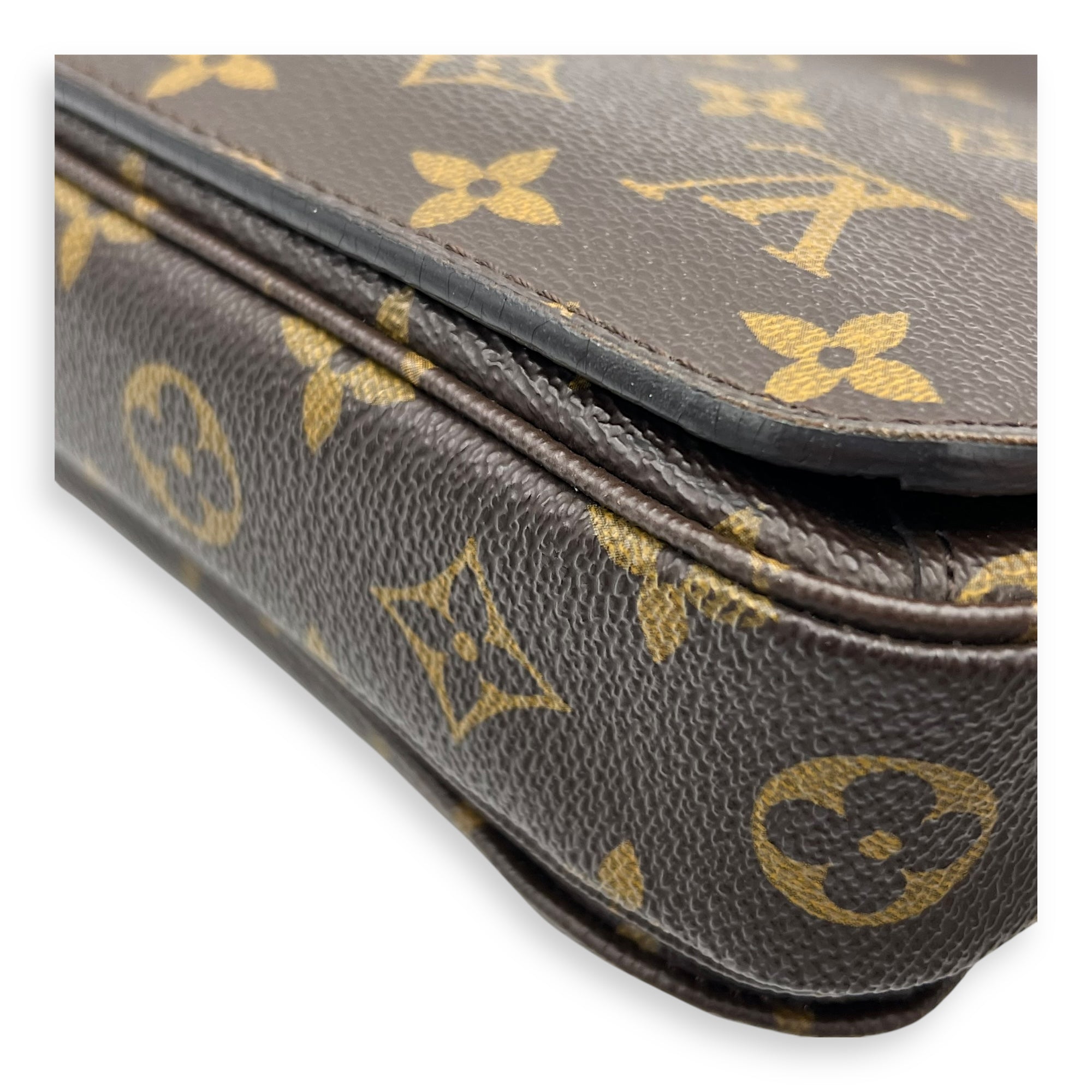 Metis Crossbody Bag Brown in Monogram Coated Canvas, Gold hardware - Image 9