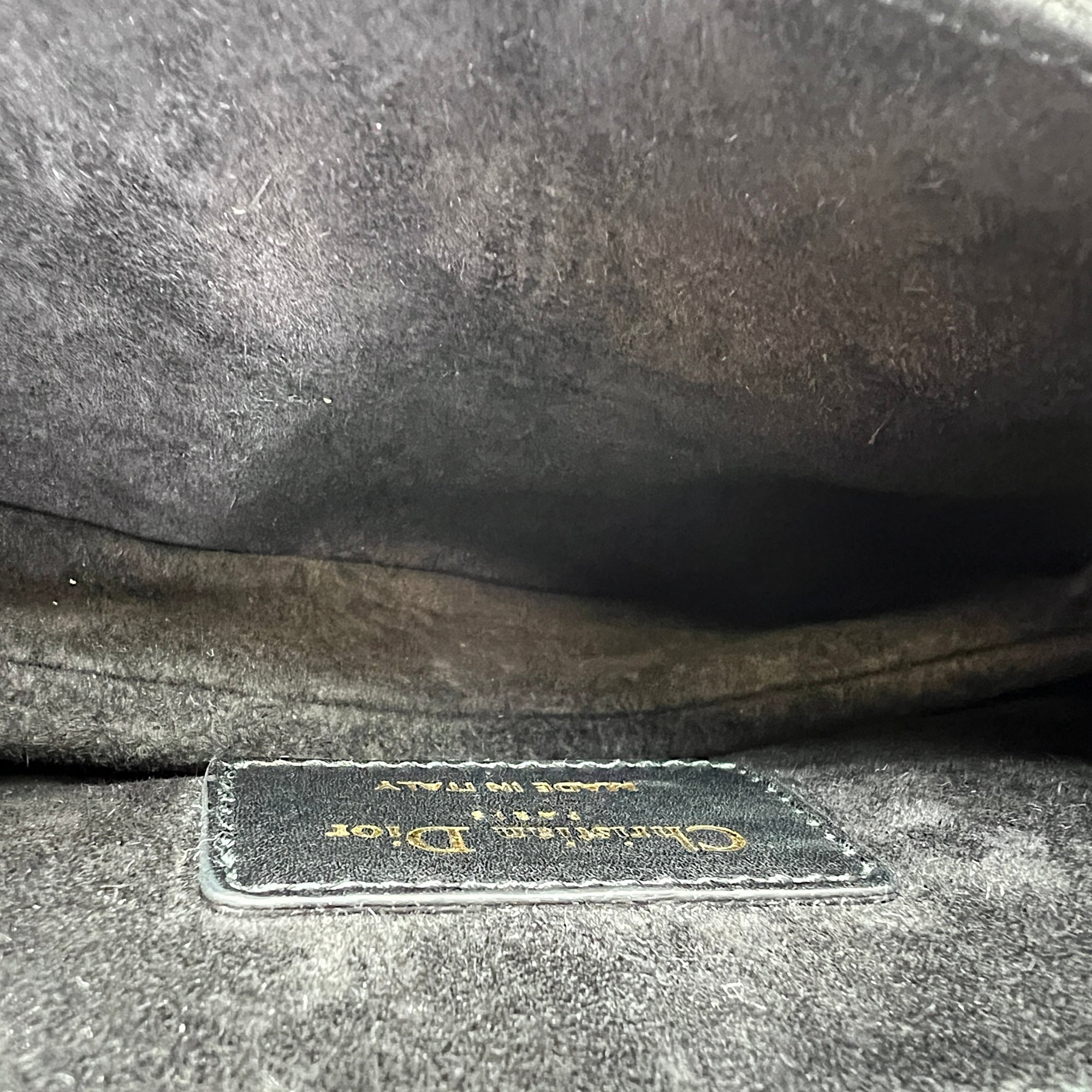 Saddle Mini Shoulder bag in Calfskin, Gold Hardware - Image 11