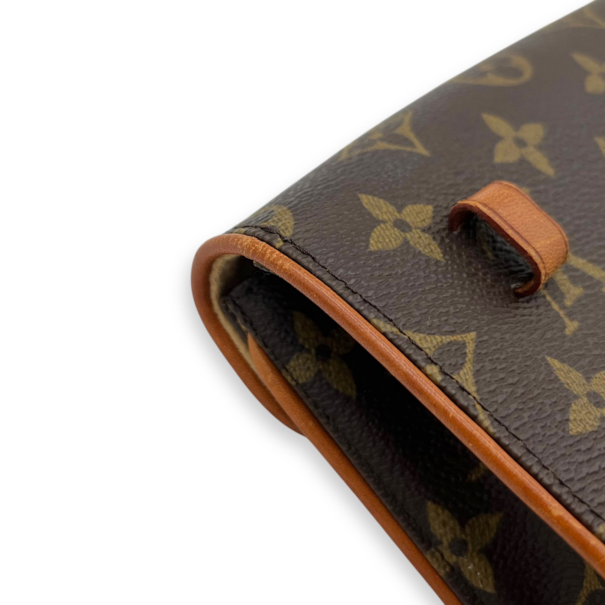 Florentine Belt Bag Brown in Monogram Coated Canvas, Gold hardware - Image 10