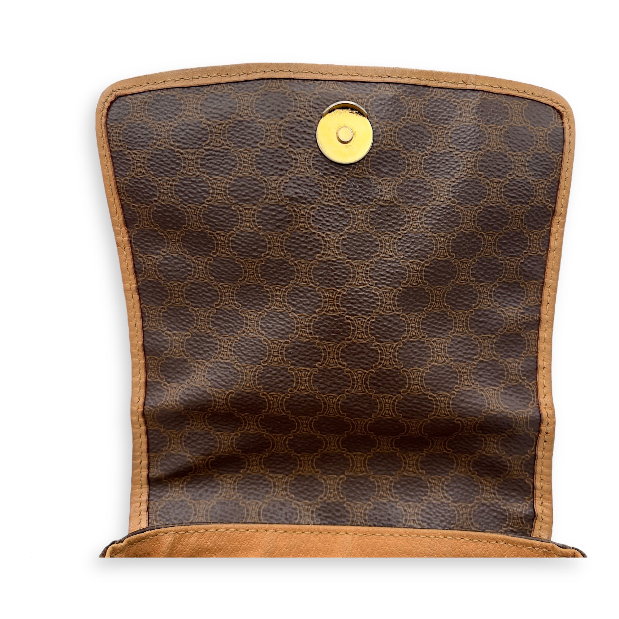 Macadam Backpack Brown in Coated Canvas, Gold hardware - Image 13