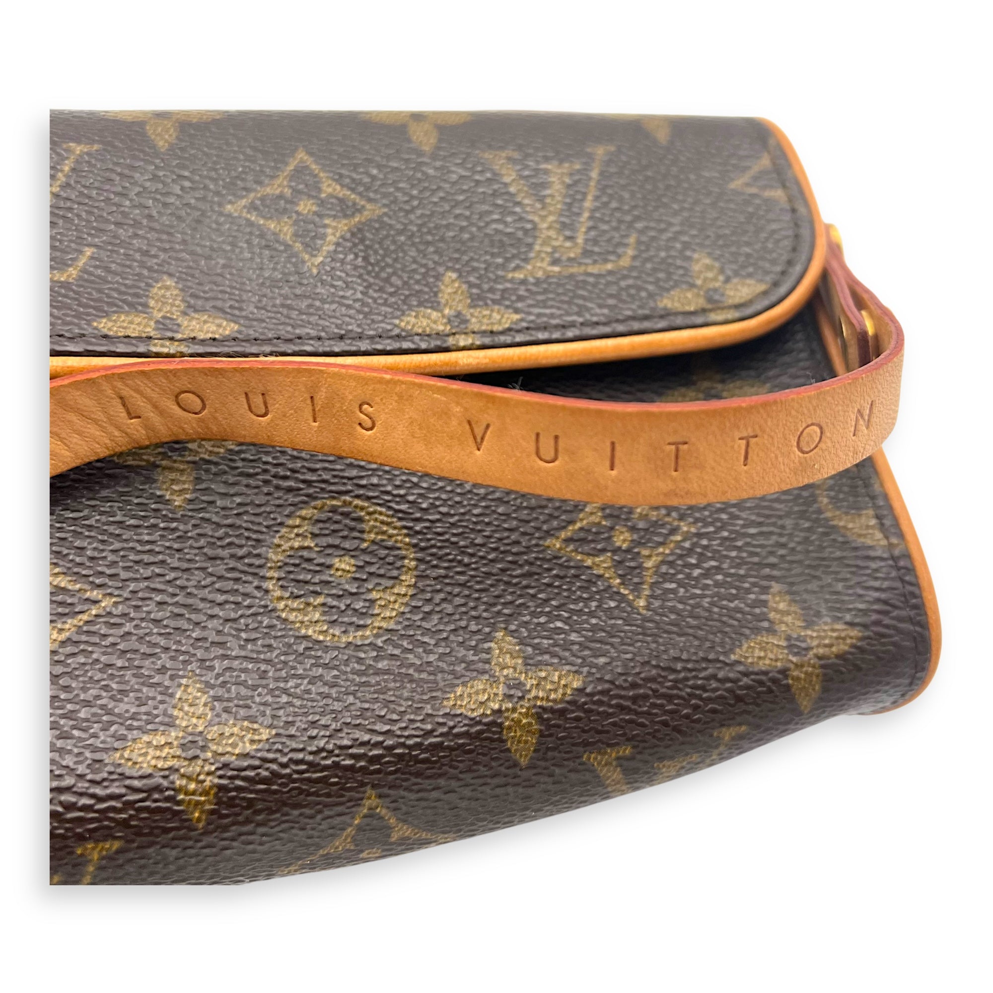 Florentine Belt Bag Brown in Monogram Coated Canvas, Gold hardware - Image 16