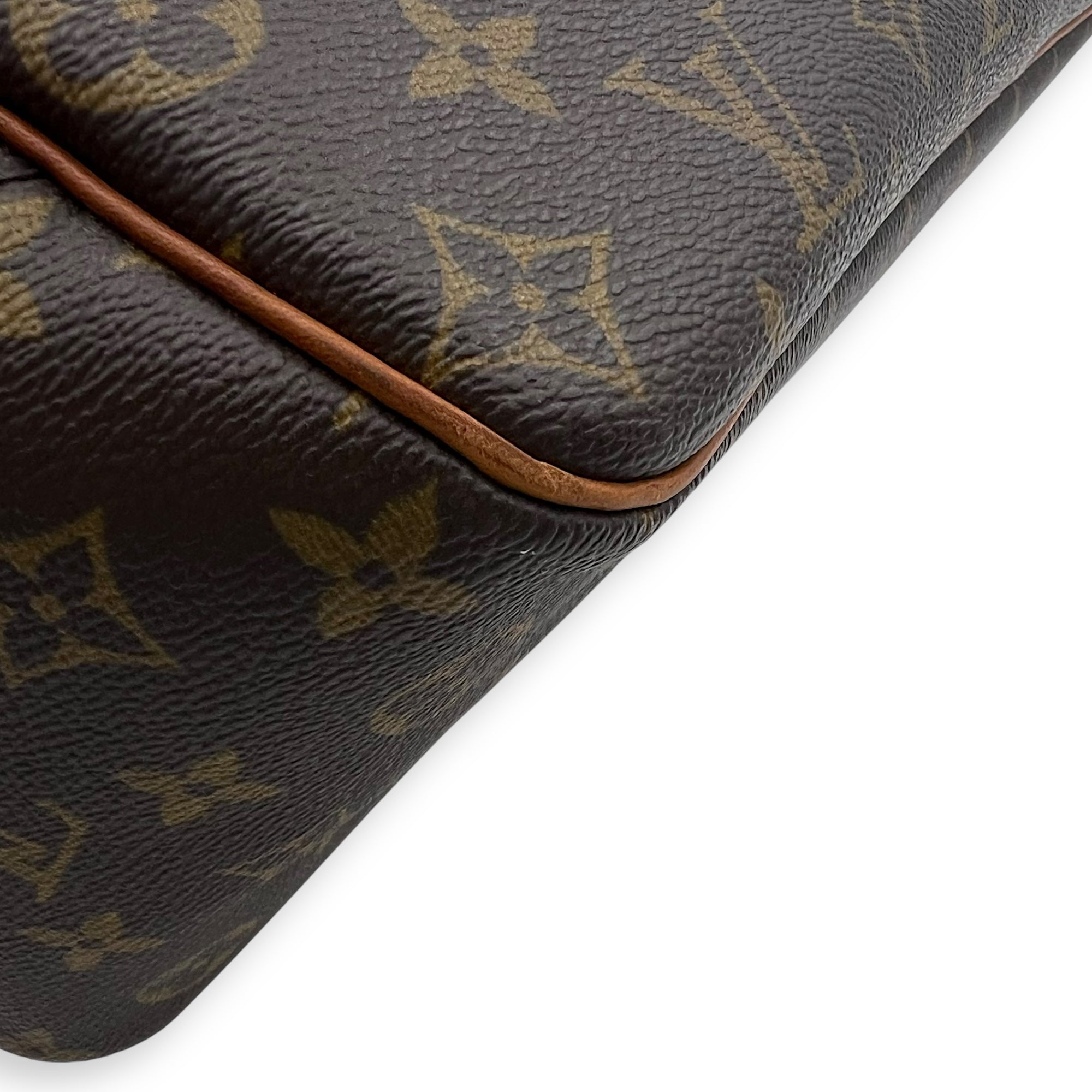 Trouville Top Handle Bag Brown in Monogram Coated Canvas, Gold hardware - Image 15