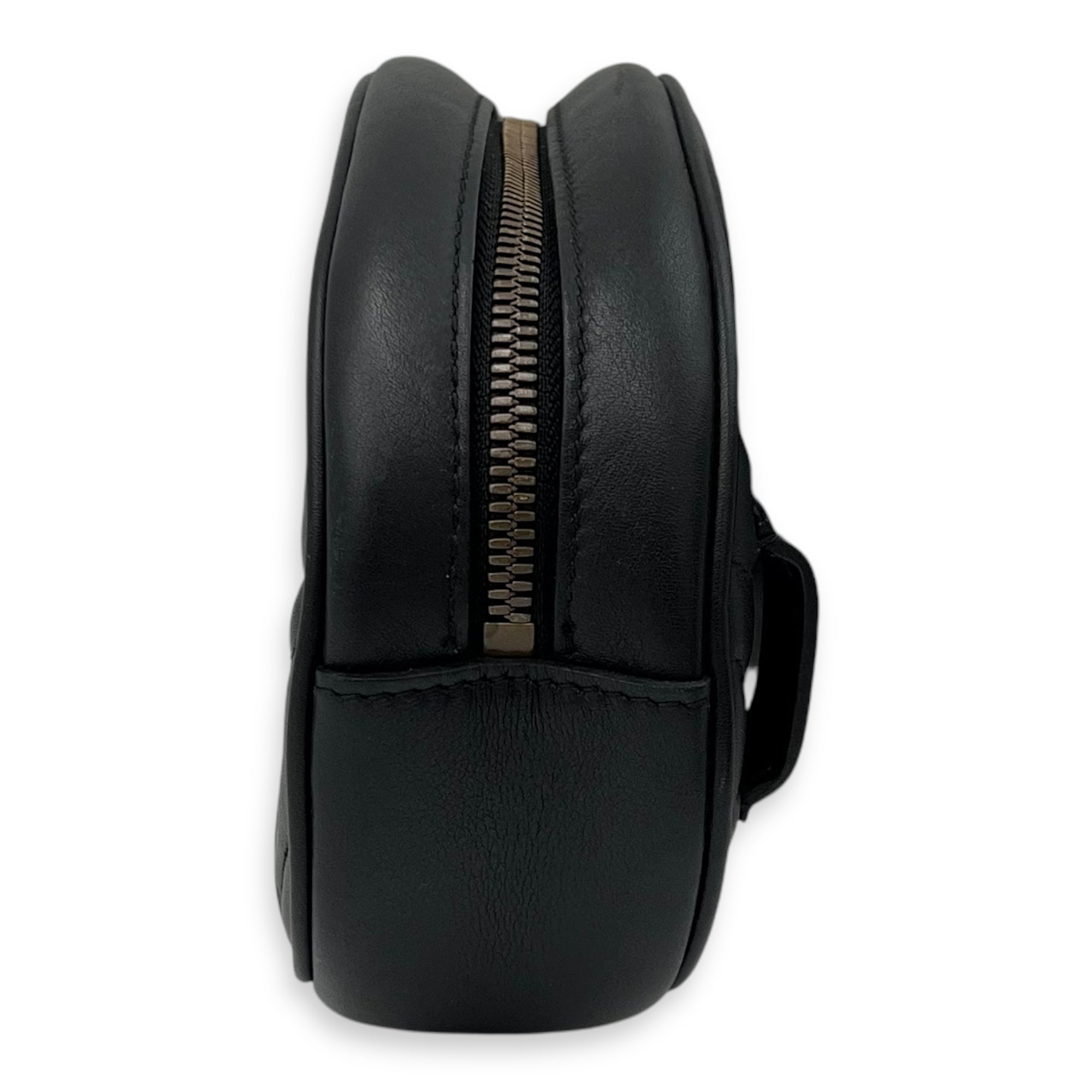 GG Marmont 85 Black Belt Bag in Calfskin, Gold hardware - Image 5