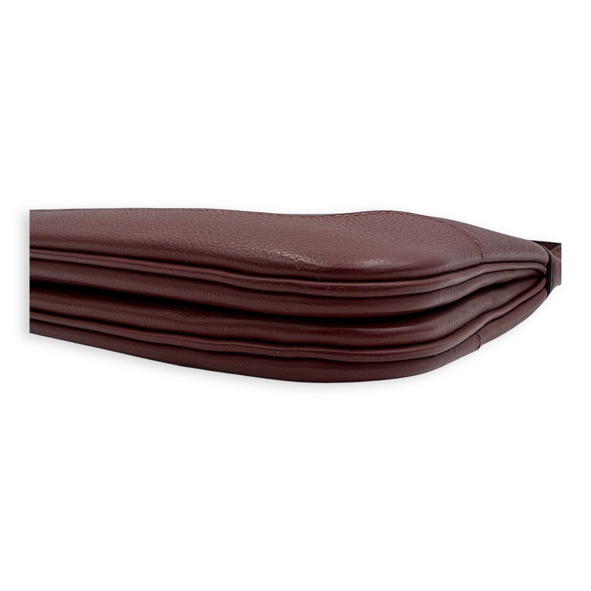 Trim Duo 24 Rouge H Shoulder Bag in Evercolor, Gold hardware - Image 10