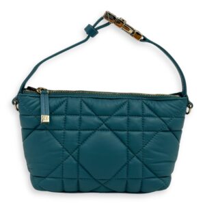 Nomad Pouch Blue in Lambskin, Gold hardware