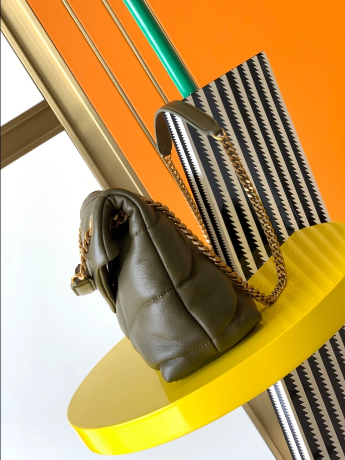 Puffer Small in Nappa Leather Bag - Image 7