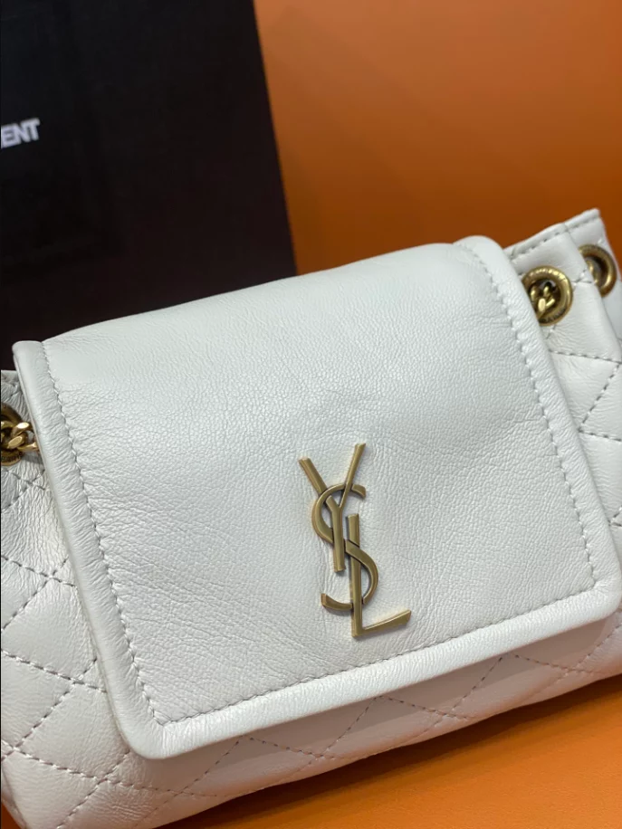 Saint Laurent Mini Nolita in Lambskin - Image 5