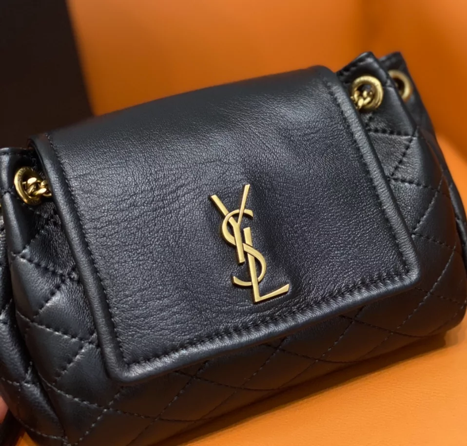 Saint Laurent Mini Nolita in Lambskin - Image 5