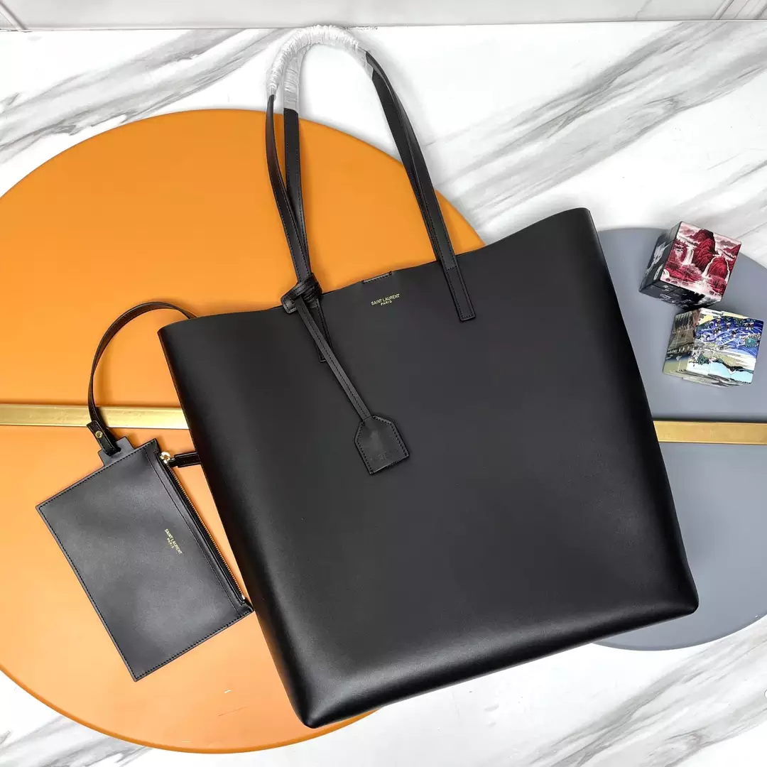 Shopping Saint Laurent in Black Leather - YB071 - Repbags.ru - Image 3